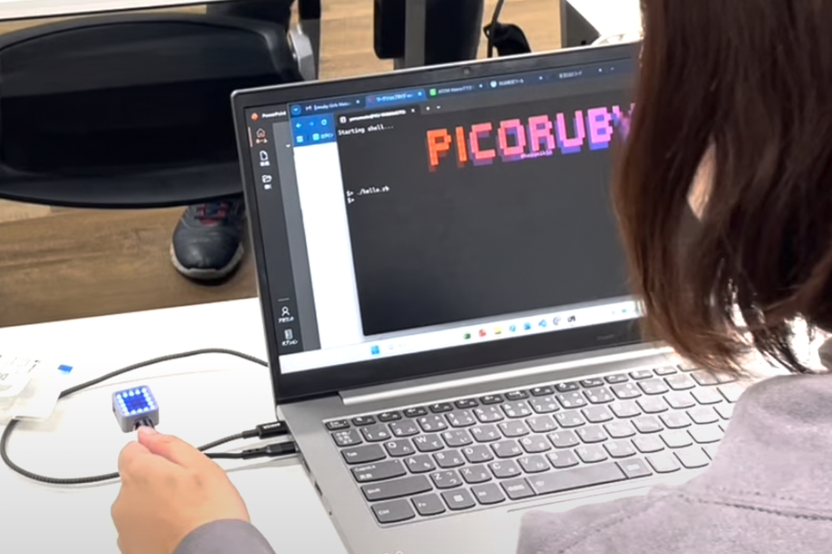 mruby Girls Matsue 1st ワークショップ風景